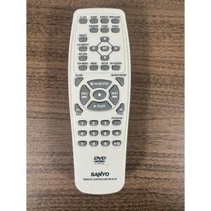 Sanyo DVD Video Remote Controller RB-SL40 OEM Replacement Tested
